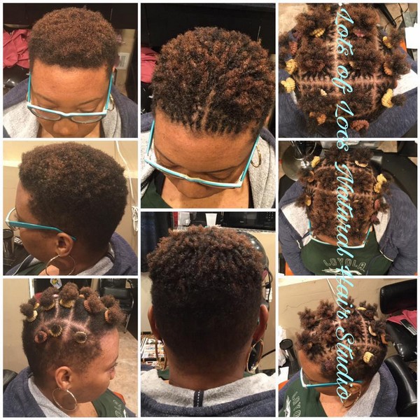 Lots of Locs natural hair styling portfolio collage