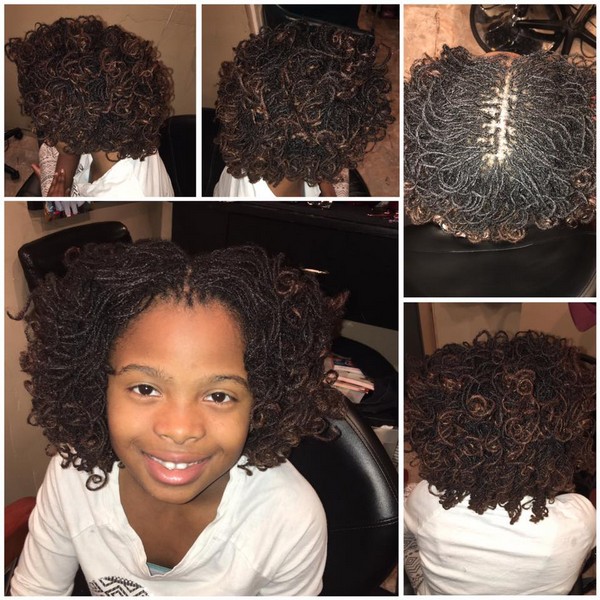 Lots of Locs natural hair styling portfolio collage