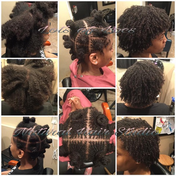 Lots of Locs natural hair styling portfolio collage