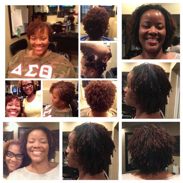 Lots of Locs natural hair styling portfolio collage