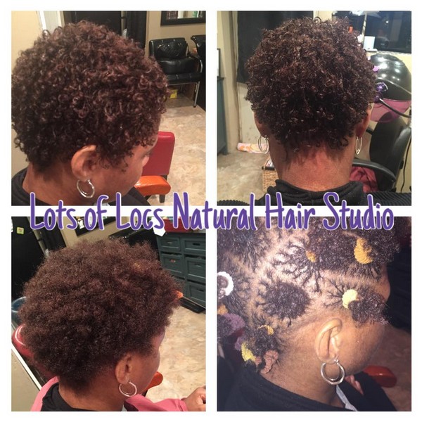 Lots of Locs natural hair styling portfolio collage