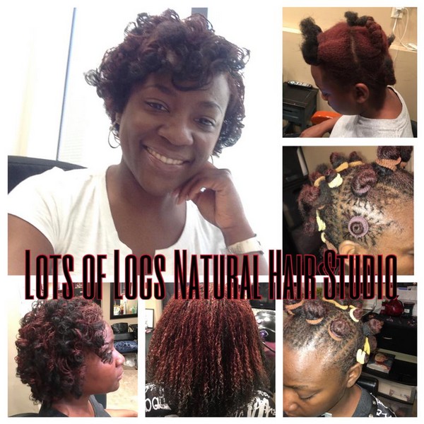 Lots of Locs natural hair styling portfolio collage